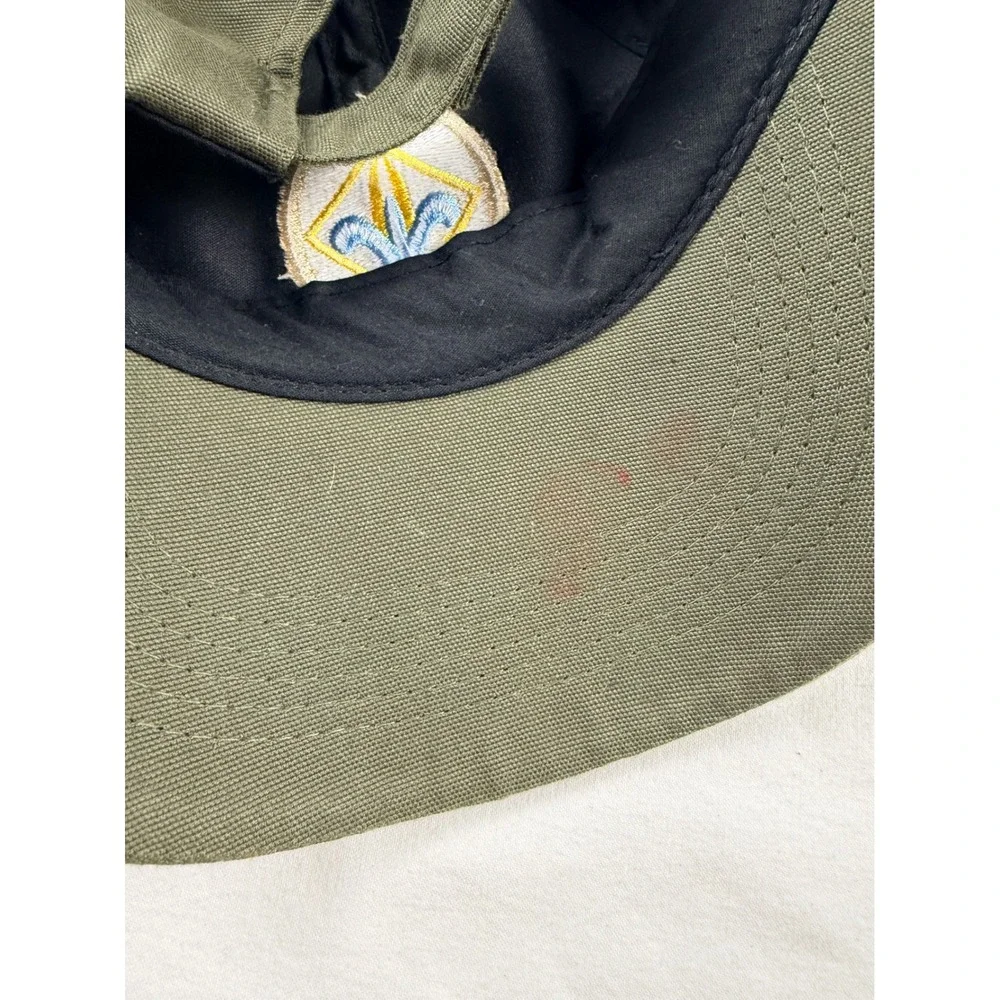 Boy Scouts of America Cub Scout Hat 2012 Plaid Olive Green Youth M/L Adjustable